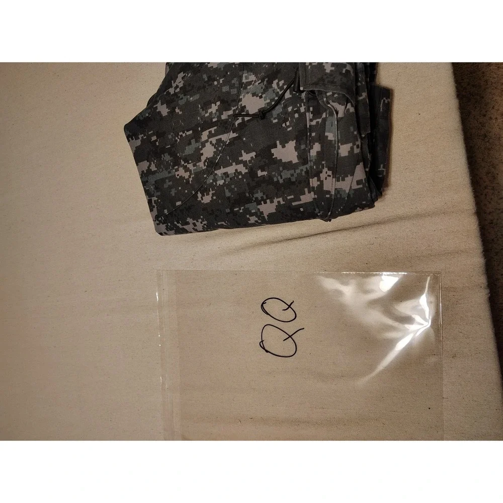 Tru-Spec Digital Camo Tactical Cargo Pants Mens Medium Regular Grey Black Camo